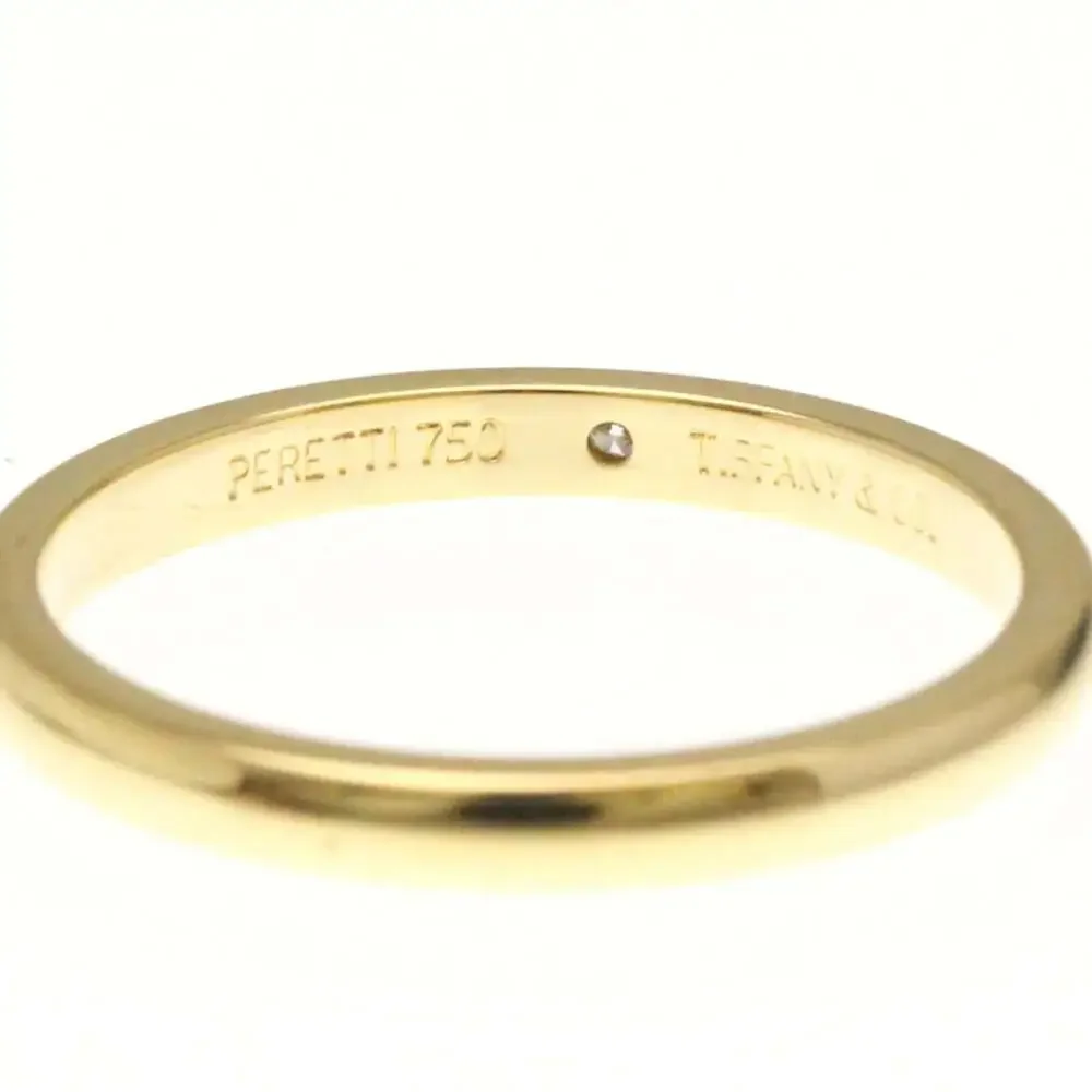 TIFFANY 18k Gold Diamond Ring
